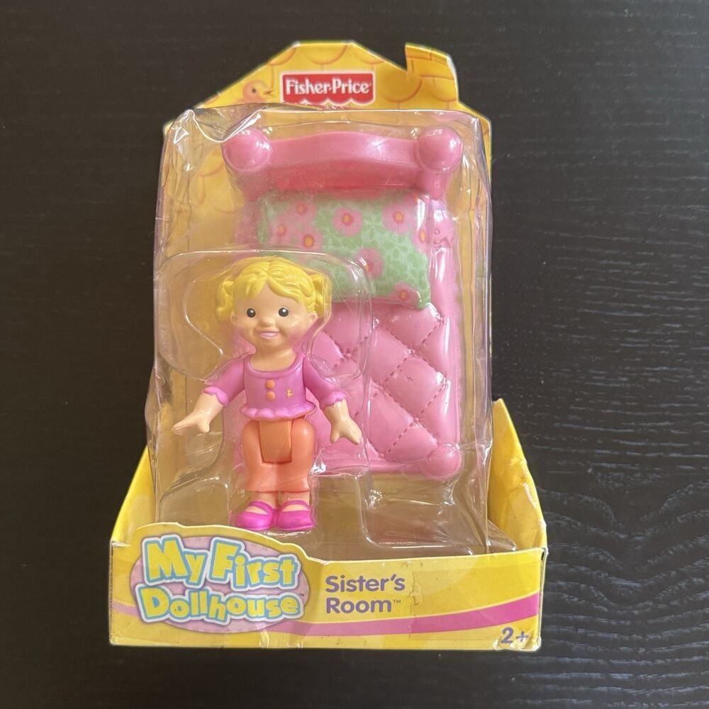 FISHER PRICE MY FIRST DOLLHOUSE Sister’s Room New 2006